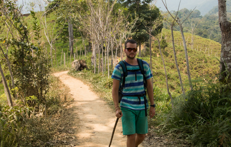 Lost City hike, Colombia