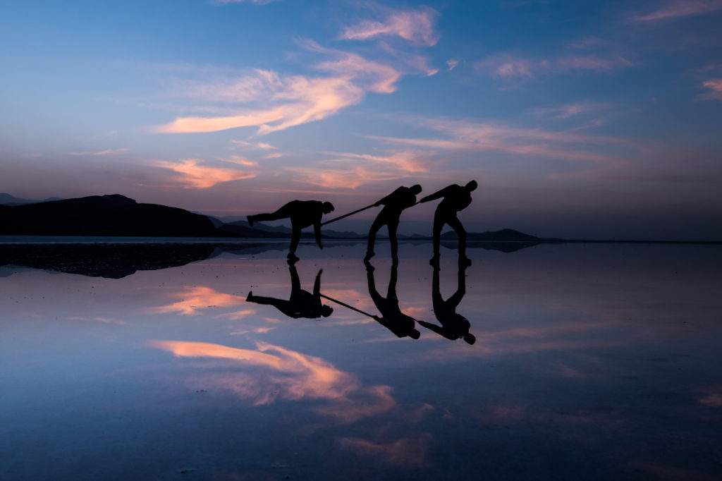 Maharloo Lake, Iran