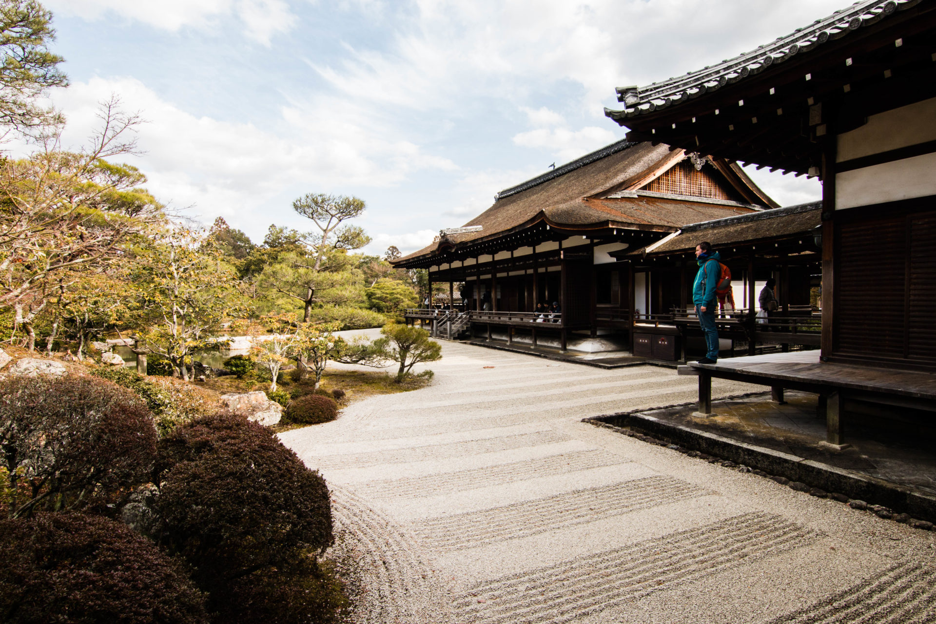 zen garden, Kyoto, Japan