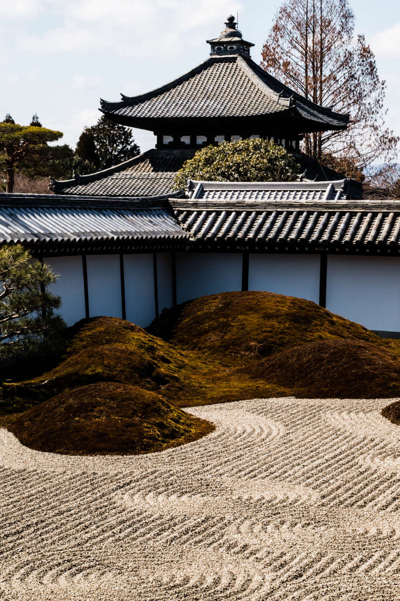 zen garden, Kyoto, Japan
