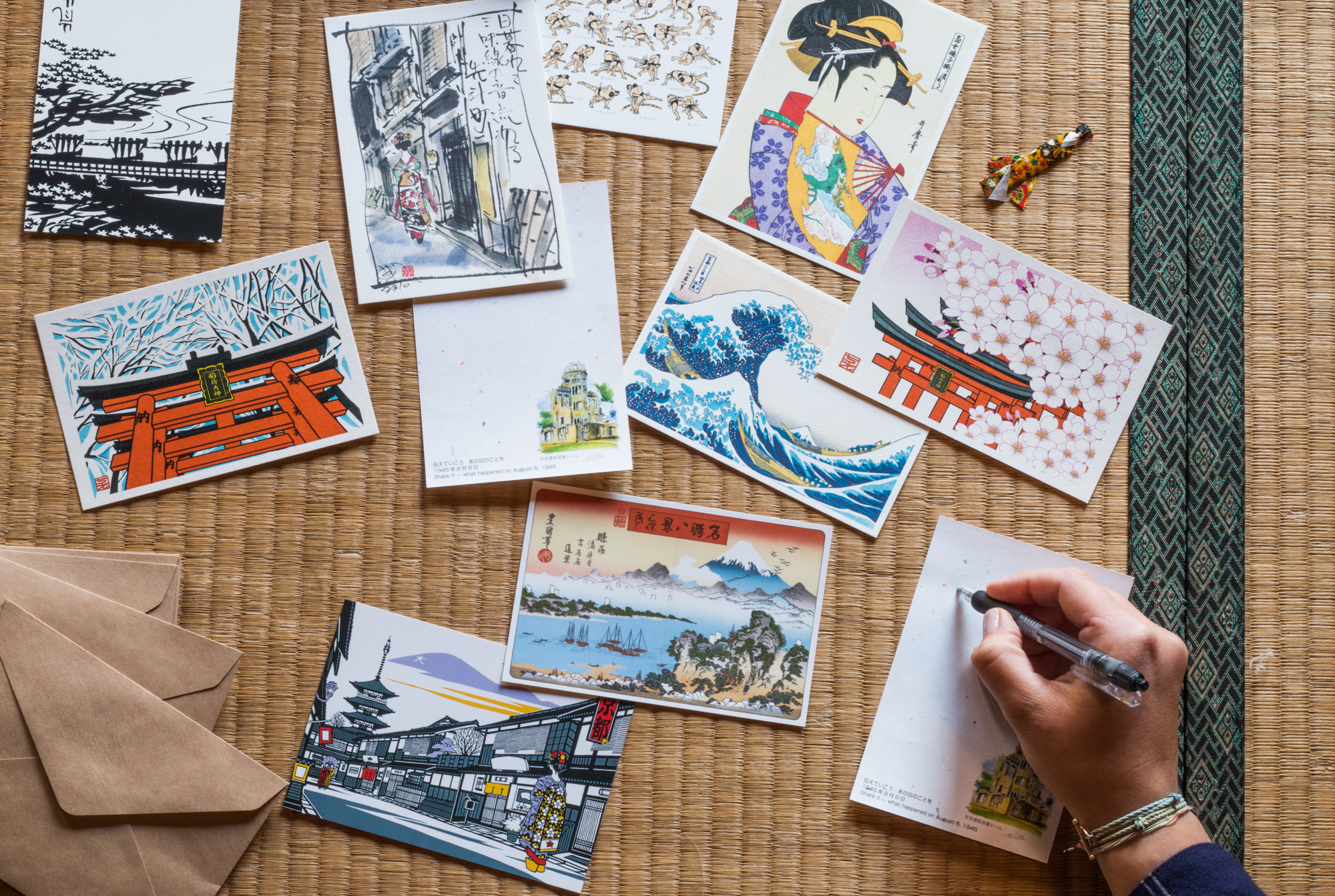 postcards, Japan