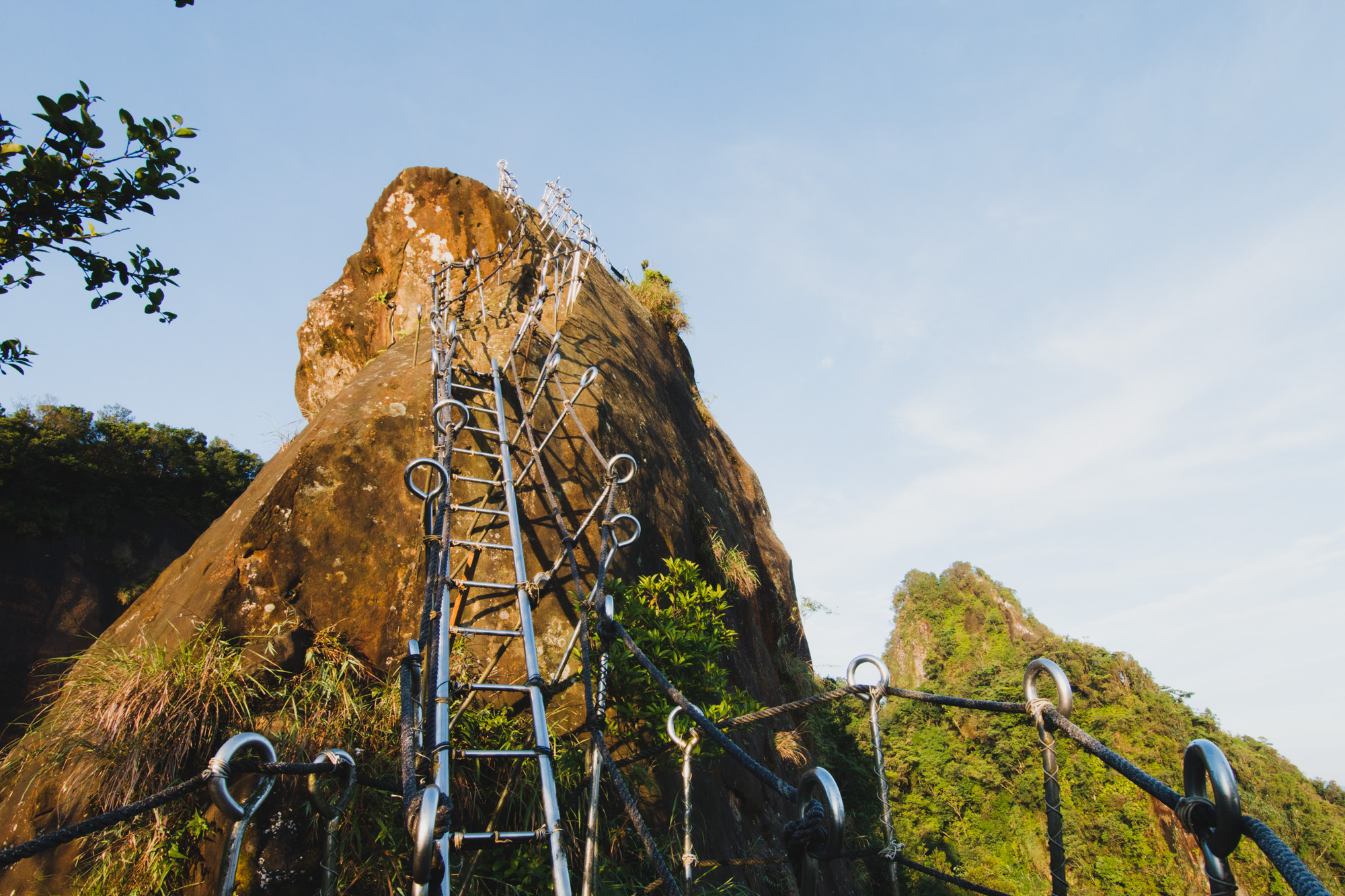 Staircase to Xiaozi Mountain, Pingxi, Taiwan