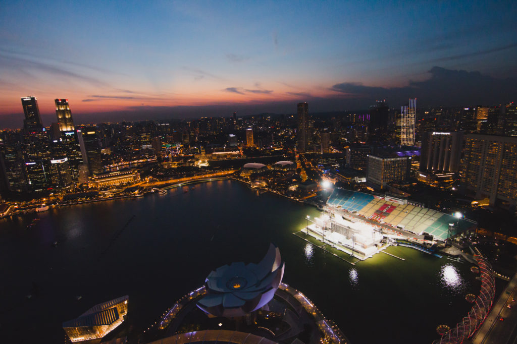 Views from Marina Bay Sands, Singapore