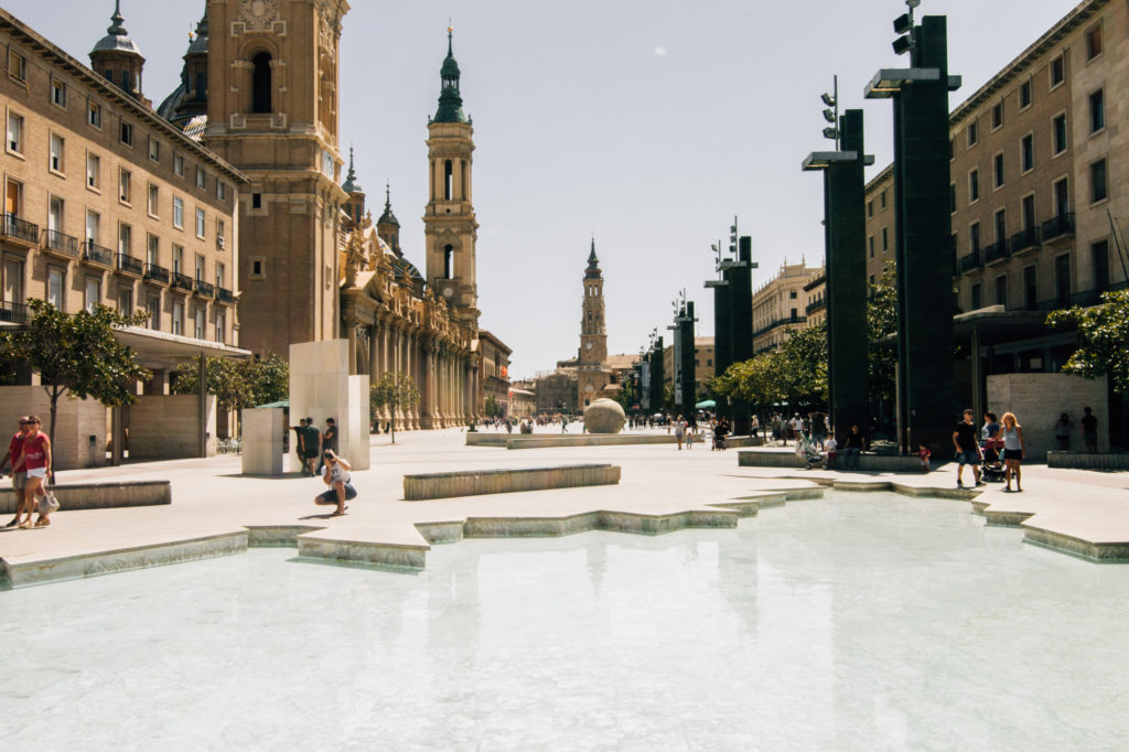Main square, Zaragoza, Spain